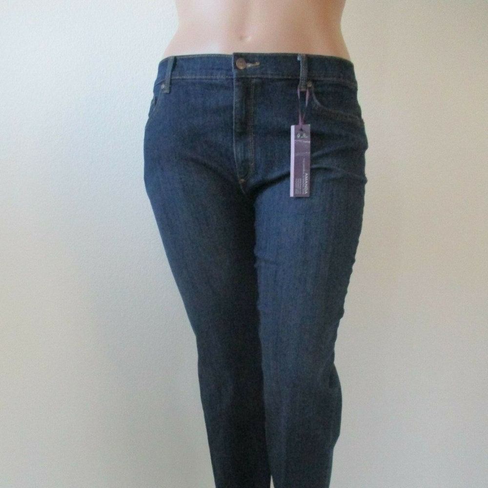 NWT Women's Plus Size 22W Short Slimming Jean Gloria Vanderbilt - Picture 6 of 7